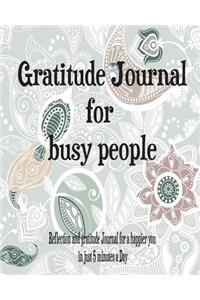 Gratitude Journal for Busy People