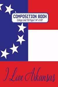 Composition Book - I Love Arkansas