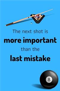 The Next Shot Is More Important Than the Last Mistake
