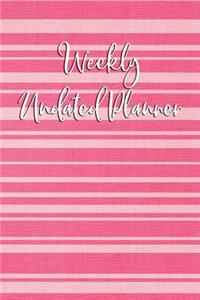 Weekly Undated Planner