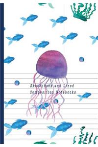 Sketchbook and Lined Notebooks