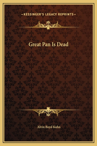 Great Pan Is Dead