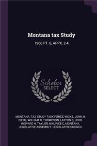 Montana Tax Study: 1966 Pt. 6, Appx. 2-4