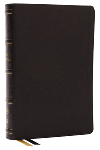 KJV Holy Bible with 73,000 Center-Column Cross References, Black Genuine Leather, Red Letter, Comfort Print (Thumb Indexed): King James Version