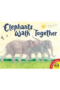 Elephants Walk Together