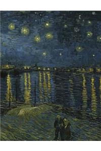 Starry Night I, Vincent Van Gogh. Blank Journal