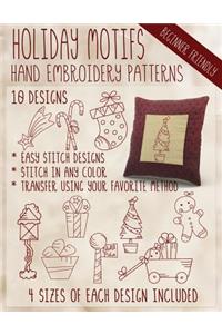 Holiday Motifs Hand Embroidery Patterns