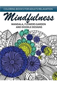 Mindfulness Mandala Flower Garden and Doodle Design