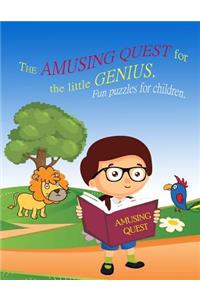 Amusing Quest for the little Genius. Fun puzzles for children.