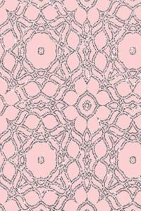 Misty Rose Silver Glitter Notebook 6*9