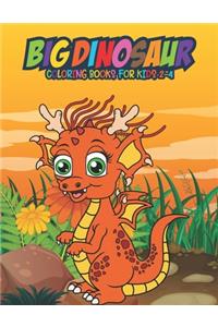 Big Dinosaur Coloring Books for Kids 2-4