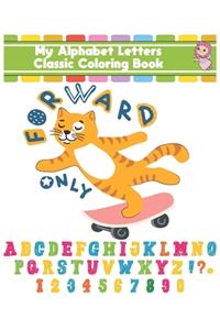 My Alphabet Letters Classic Coloring Book