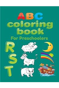 ABC Coloring Book For Preschoolers