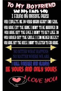 To My Boyfriend the Day I Met You