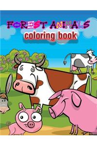 Forest Animals coloring book