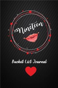 Nineteen Bucket List Journal