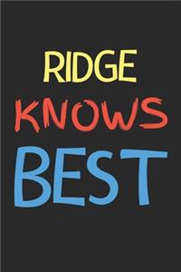 Ridge Knows Best