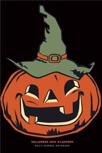 Halloween Jack O'Latern - Daily Journal Notebook