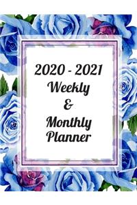 2020 - 2021 Weekly & Monthly Planner