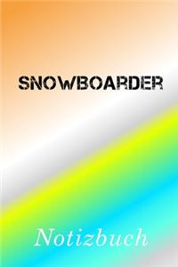 Snowboarder Notizbuch