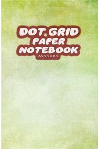 Dot Grid Paper Notebook A5 5.5x8.5
