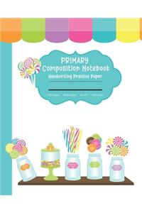 Primary Composition Notebook Handwriting Practice Paper