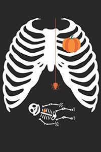 Halloween Notebook - Future Mom Journal - Cute Halloween Gift - Parents To Be Diary