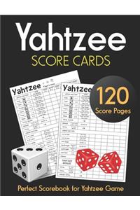 Yahtzee Score Cards