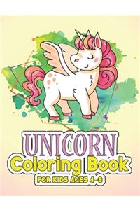 Unicorn Coloring Book for Kids Ages 4-8