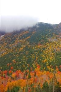 Fall Colors 2020 Weekly Planner Clouds Hang Over Mountain Foliage 134 Pages