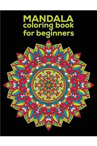 Mandala coloring book for beginners