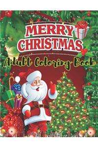 Merry Christmas Adult Coloring Book