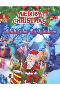 Merry Christmas Adult Color By Numbers