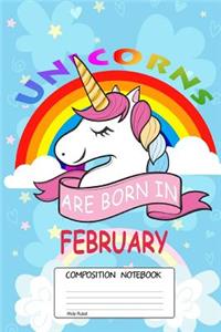 Unicorns are born in February