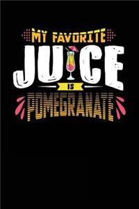 My Favorite Juice Is Pomegrante