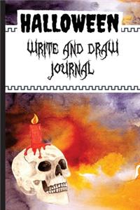 Halloween Write and Draw Journal