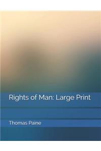 Rights of Man: Large Print