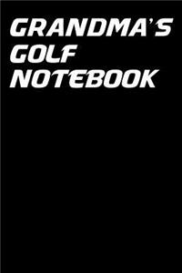 Grandma's Golf Notebook