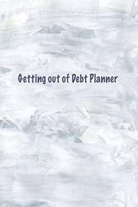 Getting Out of Debt Planner