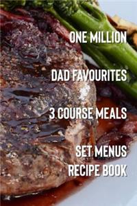 One Million Dads Favourites 3 Course Meals