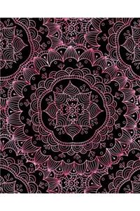 Bullet Journal Notebook Flower Mandala Pattern 10