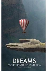Dreams Pocket Monthly Planner 2018