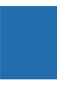 Cobalt Blue 101 - Lined with Margins Notebook (Narrow)