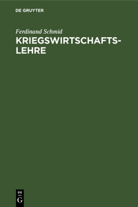 Kriegswirtschaftslehre