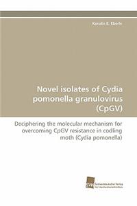 Novel isolates of Cydia pomonella granulovirus (CpGV)