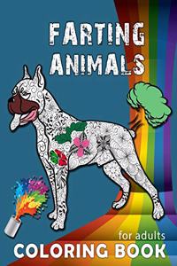 Farting Animals Coloring Book for Adults