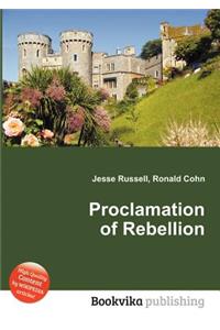 Proclamation of Rebellion