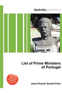 List of Prime Ministers of Portugal