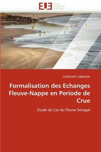 Formalisation des echanges fleuve-nappe en periode de crue