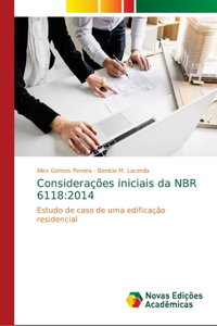 Considerações iniciais da NBR 6118